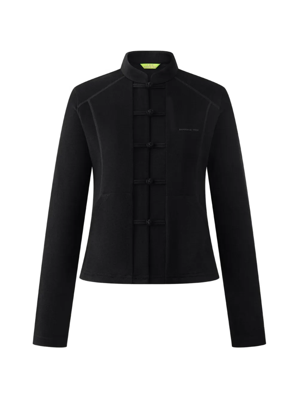 Shanghai Tang Knot-button Tang Jacket In Black