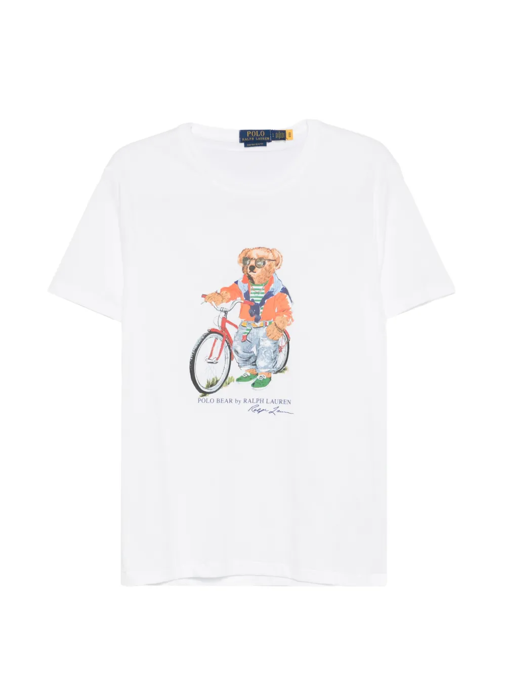 Polo Ralph Lauren bear-print T-shirt - Bianco