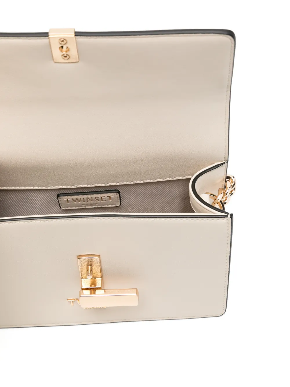 TWINSET Schoudertas met verstelbare band Beige
