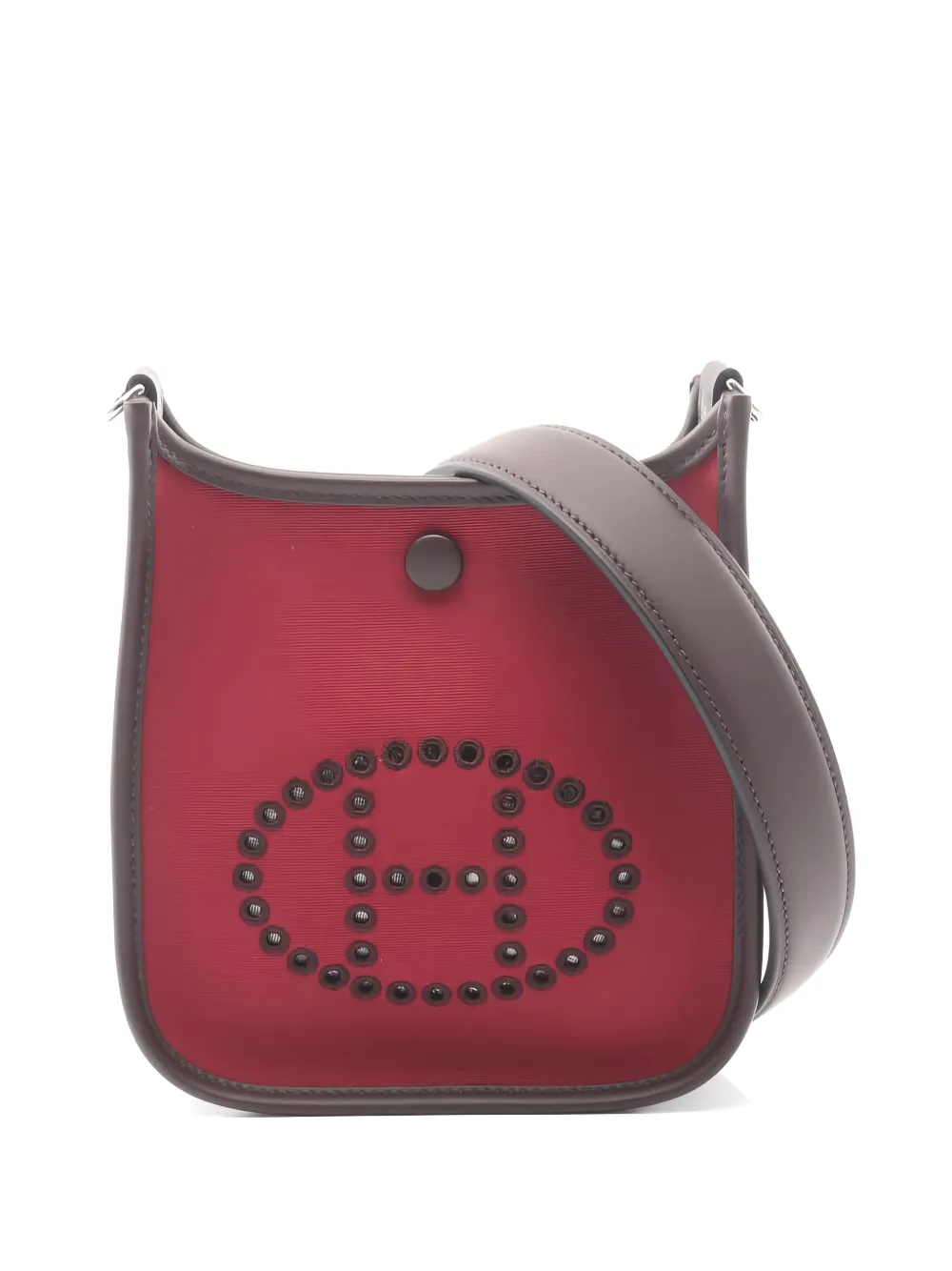 Hermès Pre-Owned 2024 Neo Evelyne TPM shoulder bag - Rosso