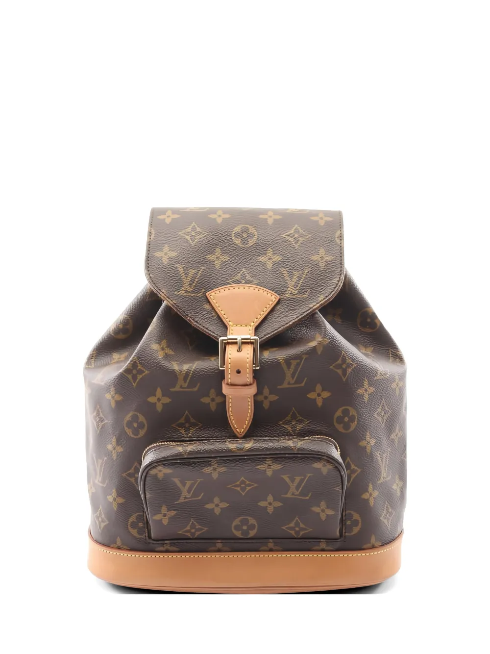 Louis Vuitton Pre-Owned 1998 MM Montsouris monogram leather backpack - Braun