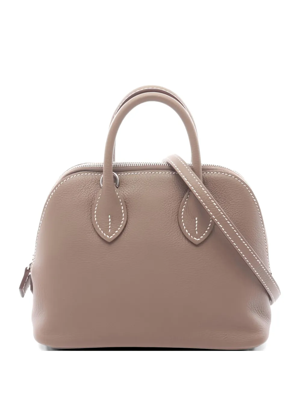 Hermès Pre-Owned 2025 mini 1923 Bolide leather tote bag - Toni neutri