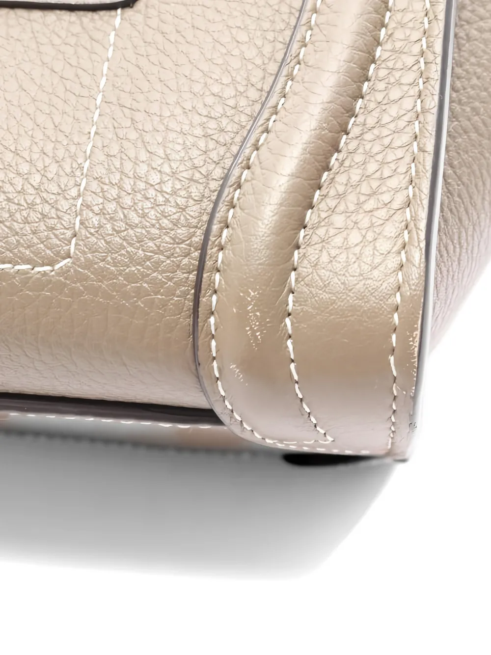 2010s Nano Luggage Leather Handbag