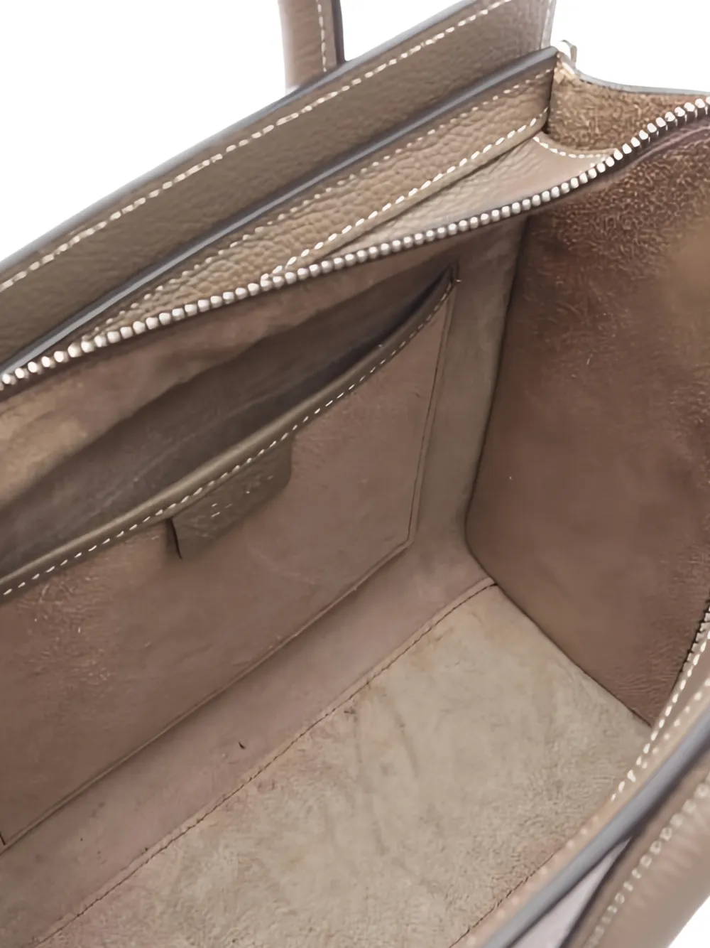 2010s Nano Luggage Leather Handbag