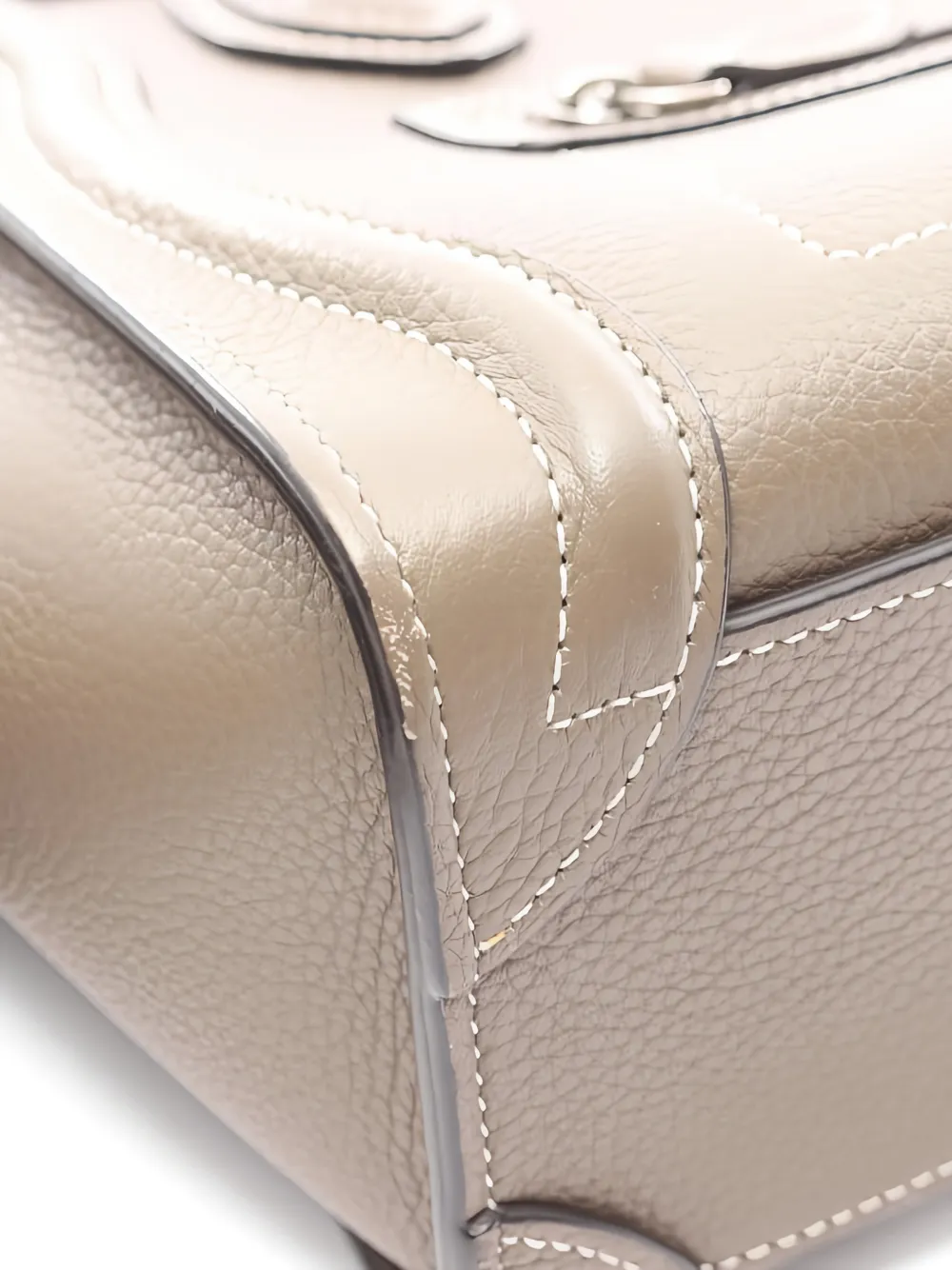 2010s Nano Luggage Leather Handbag