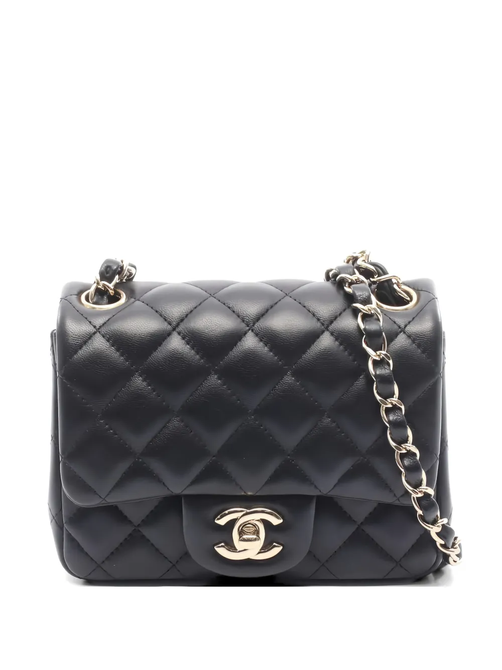 CHANEL Pre-Owned 20214-2022 mini Square Classic Flap shoulder bag - Nero
