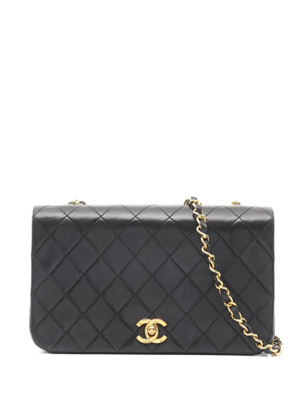 CHANEL Pre-Owned 1990s matelasse chain shoulder bag - Nero