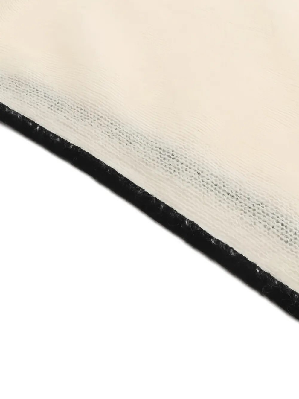 Chanel Pre-owned 1986-1988 Cc-detail Shawl in Neutrals, view 3