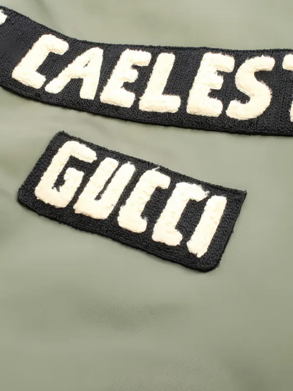 Gucci Pre-Owned 2010s heart-pocket Bomber Jacket | Green | FARFETCH JO