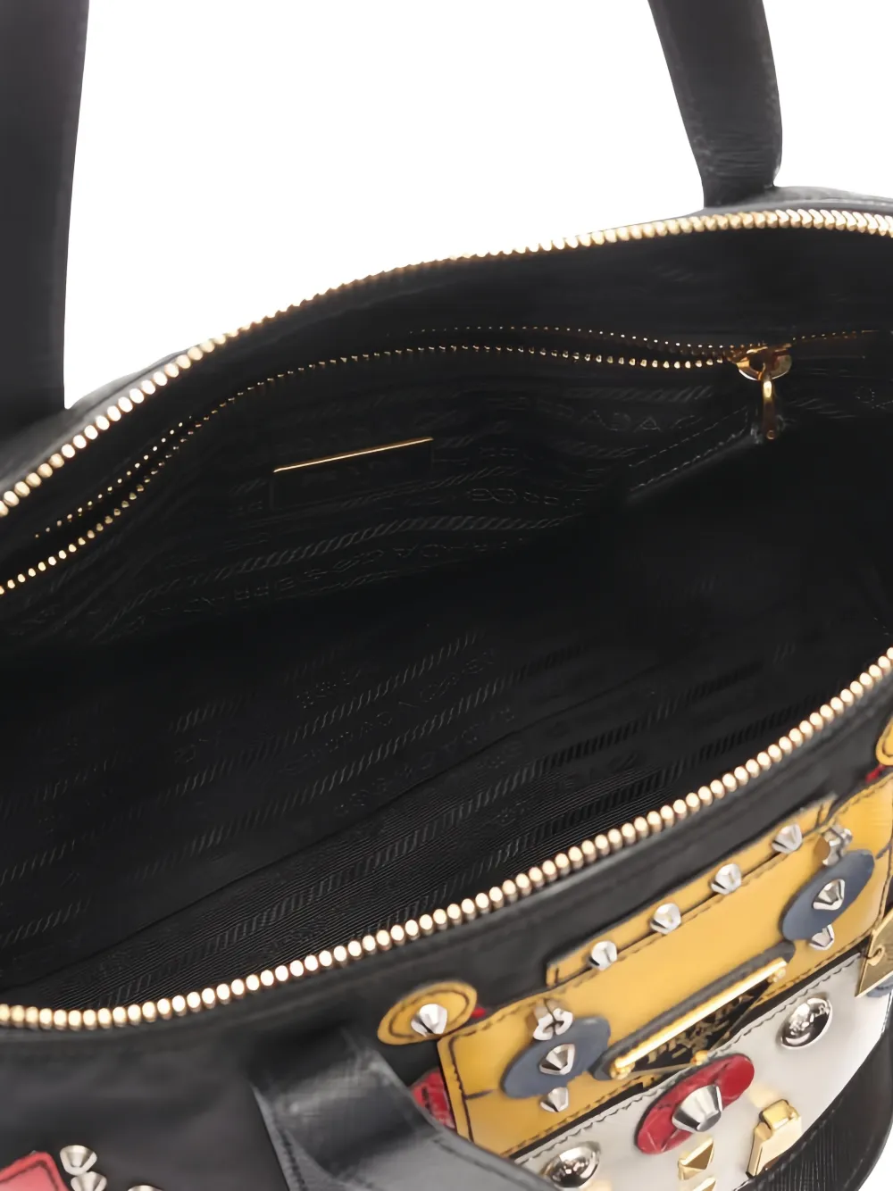 2010s Robot Embellished Tote Bag