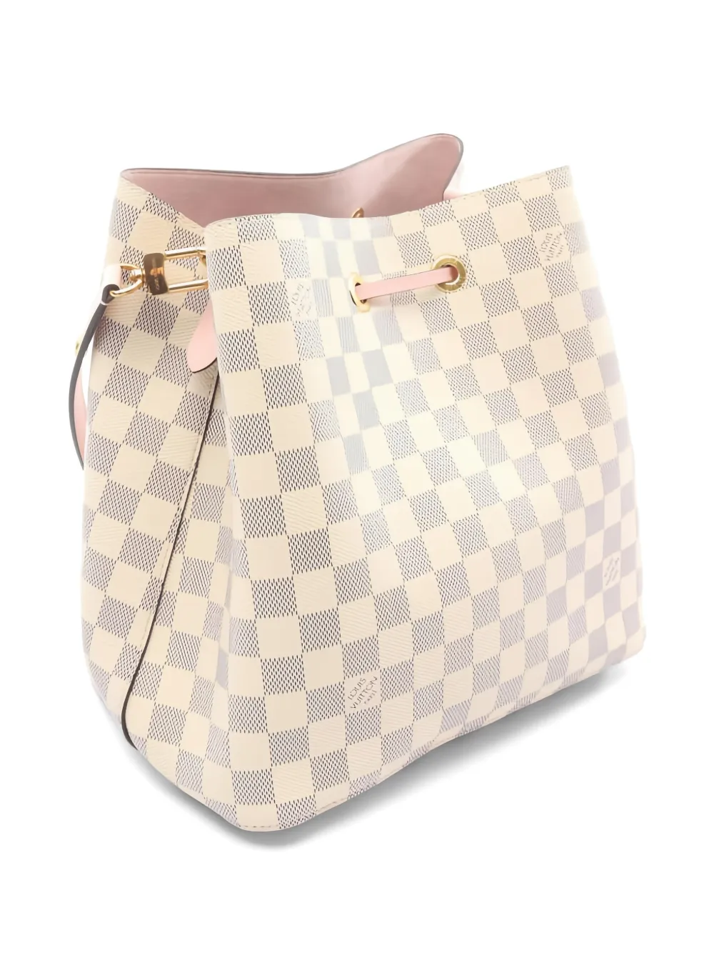  Louis Vuitton Pre-owned 2019 Damier Check Leather Shoulder Bag - Neutrals 