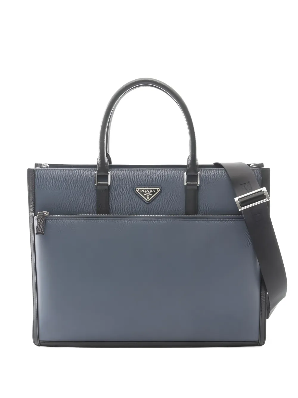 Prada Pre-Owned 2010s leather tote bag - Blu