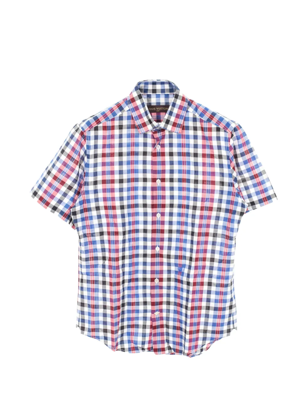 Louis Vuitton Pre-Owned Camicia a quadri anni 2010 - Blu