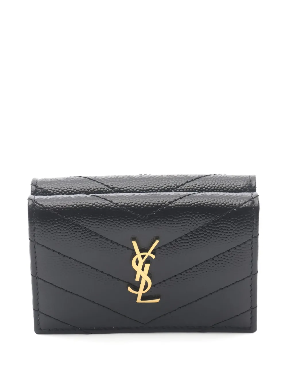 Saint Laurent Pre-Owned 2020s Cassandre wallet - Nero