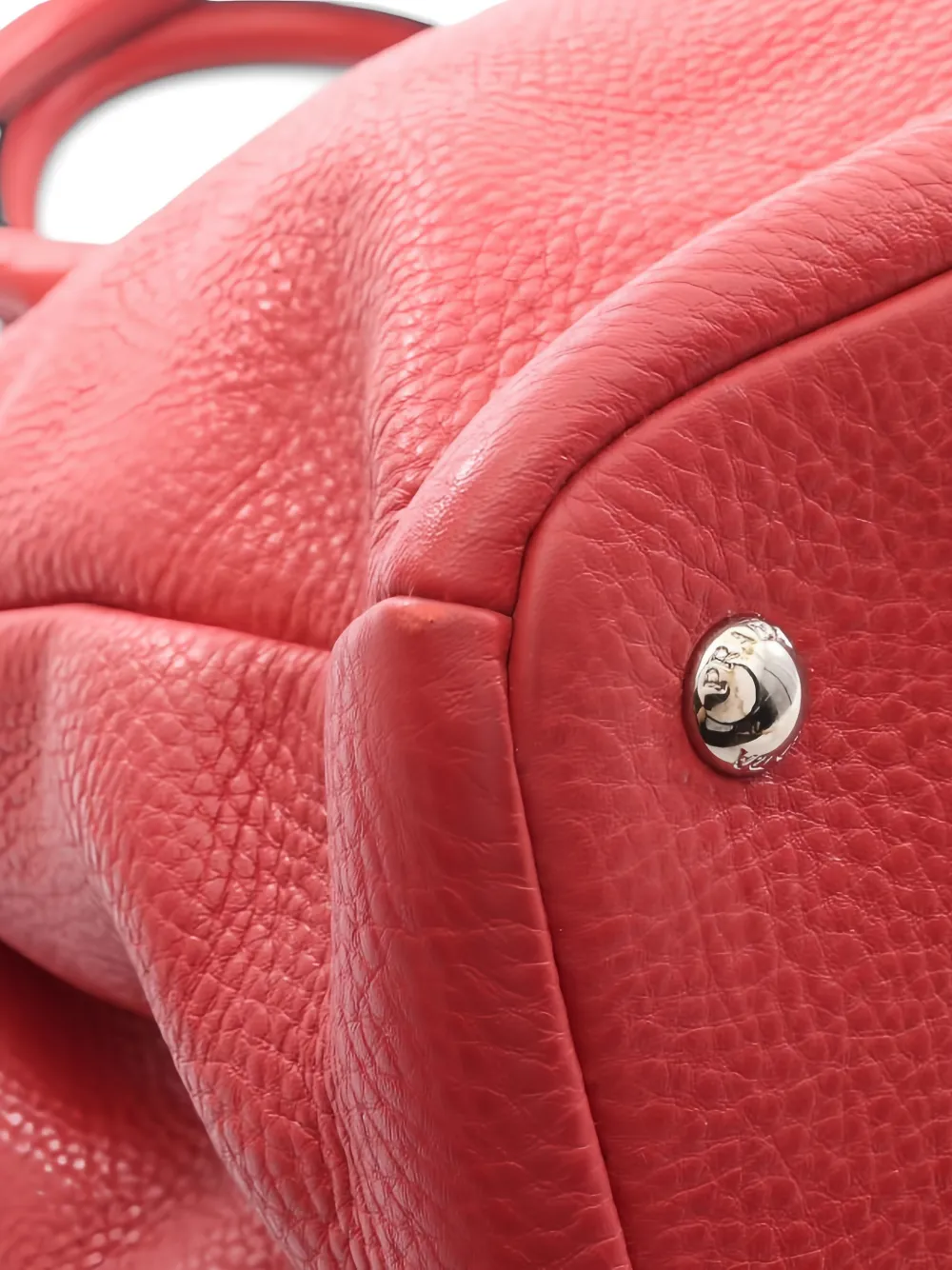2000s Grained-Leather Tote Bag