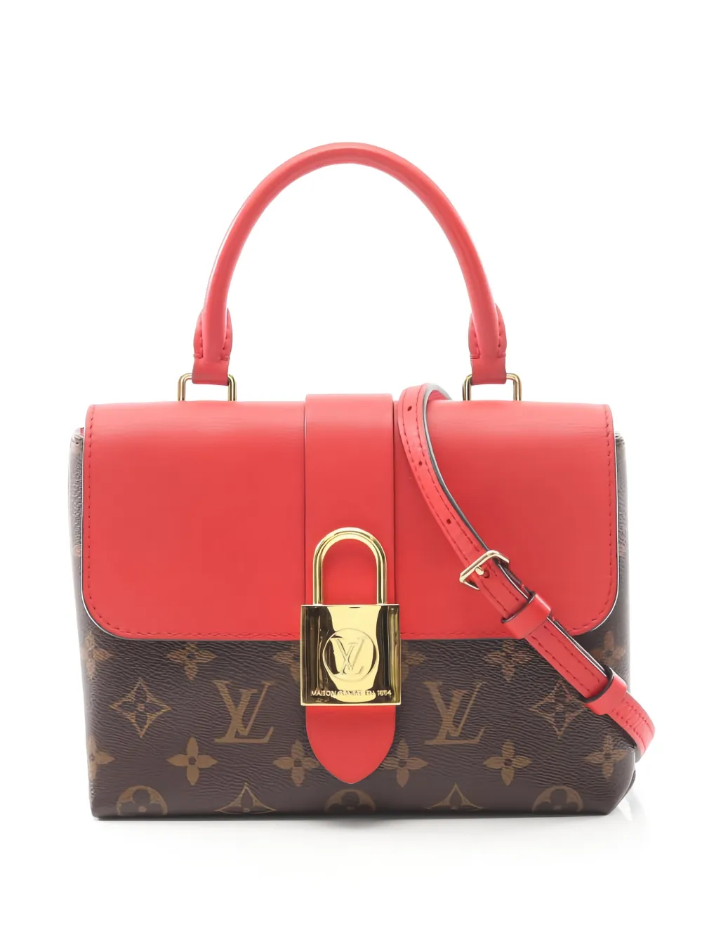 Louis Vuitton Pre-Owned 2018 BB Locky Monogram two-way tote bag - Marrone