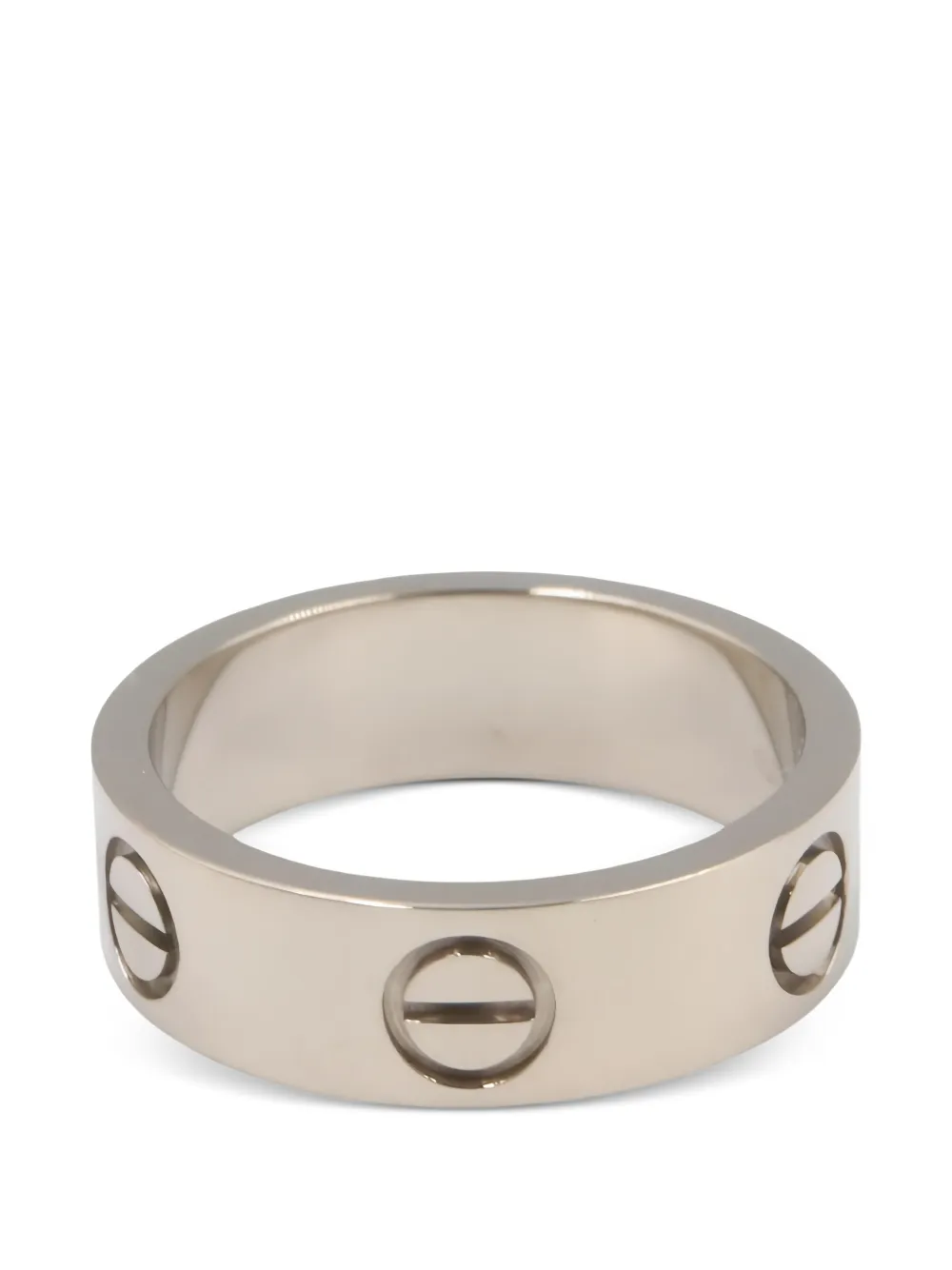 Cartier 2010s Love engraved ring - Silber