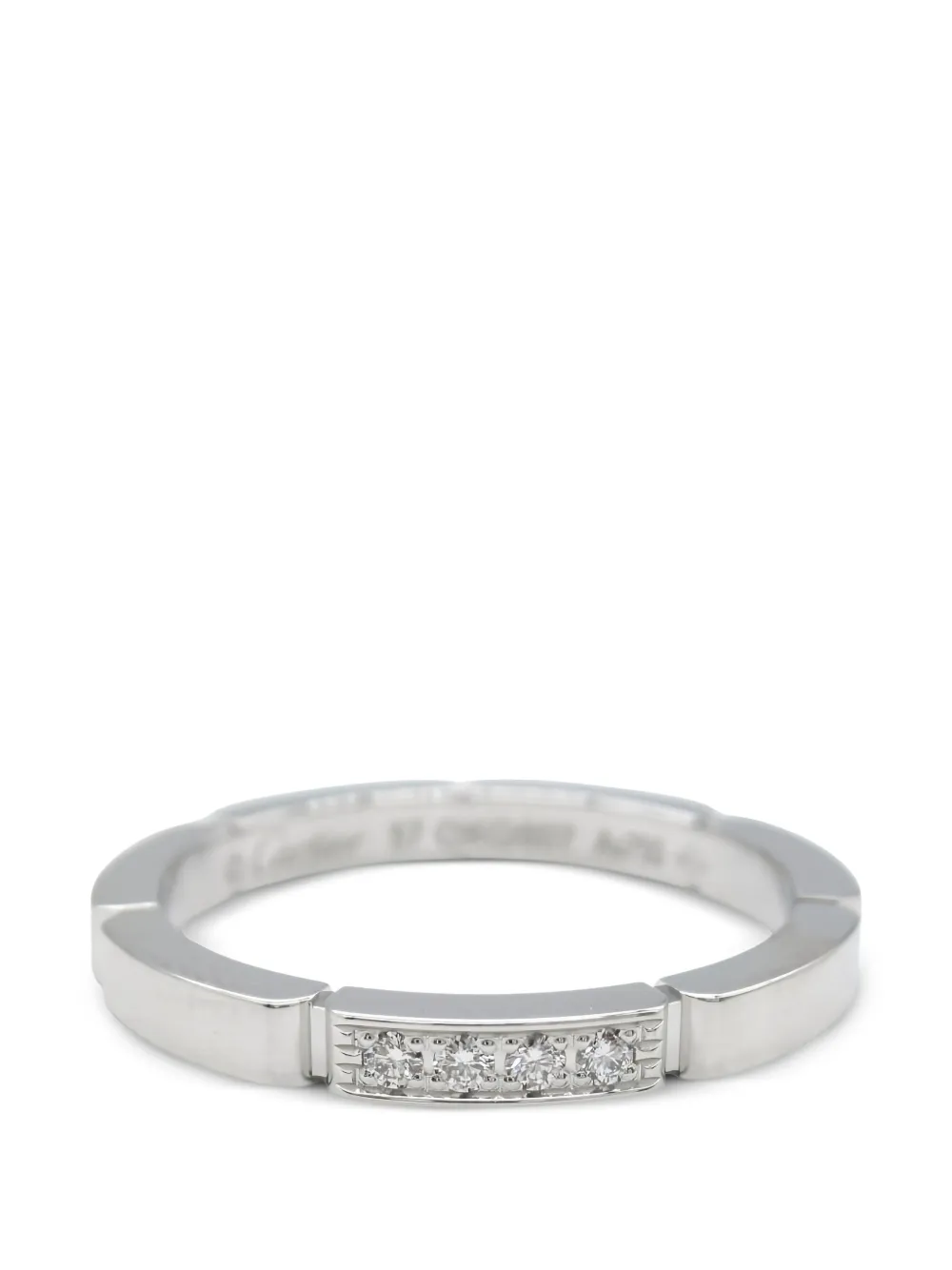 Cartier Maillon Panthère diamond ring – Silver