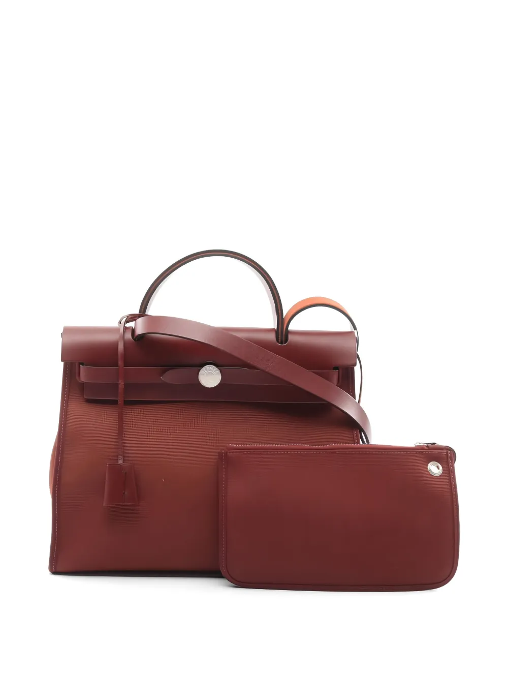 Hermès Pre-Owned 2019 PM Herbag Zip two-way tote bag - Rosso
