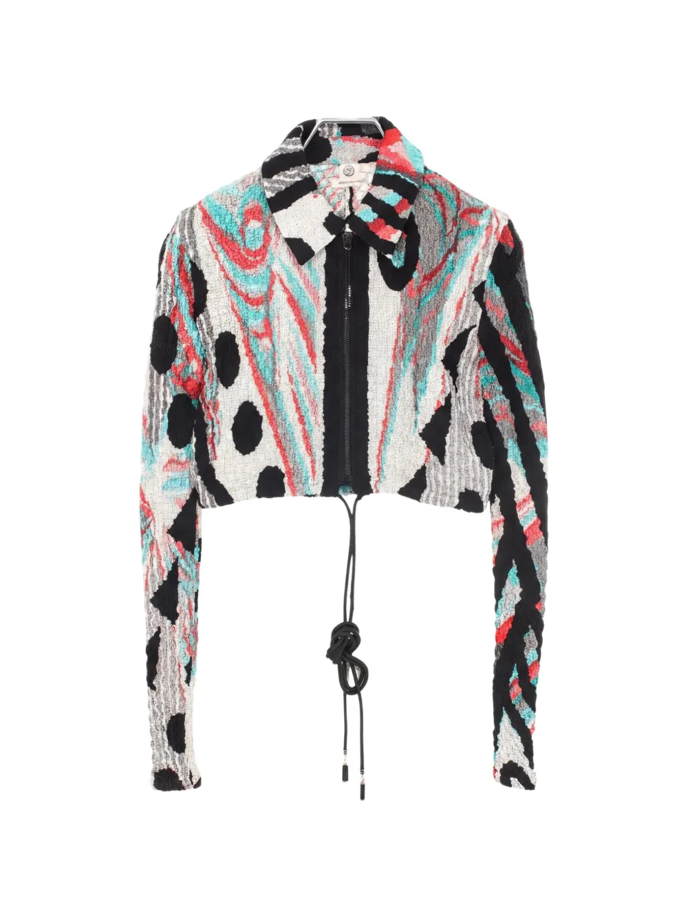 Hermès Pre-Owned 2010s Twill Reine zip-up jacket - Bianco
