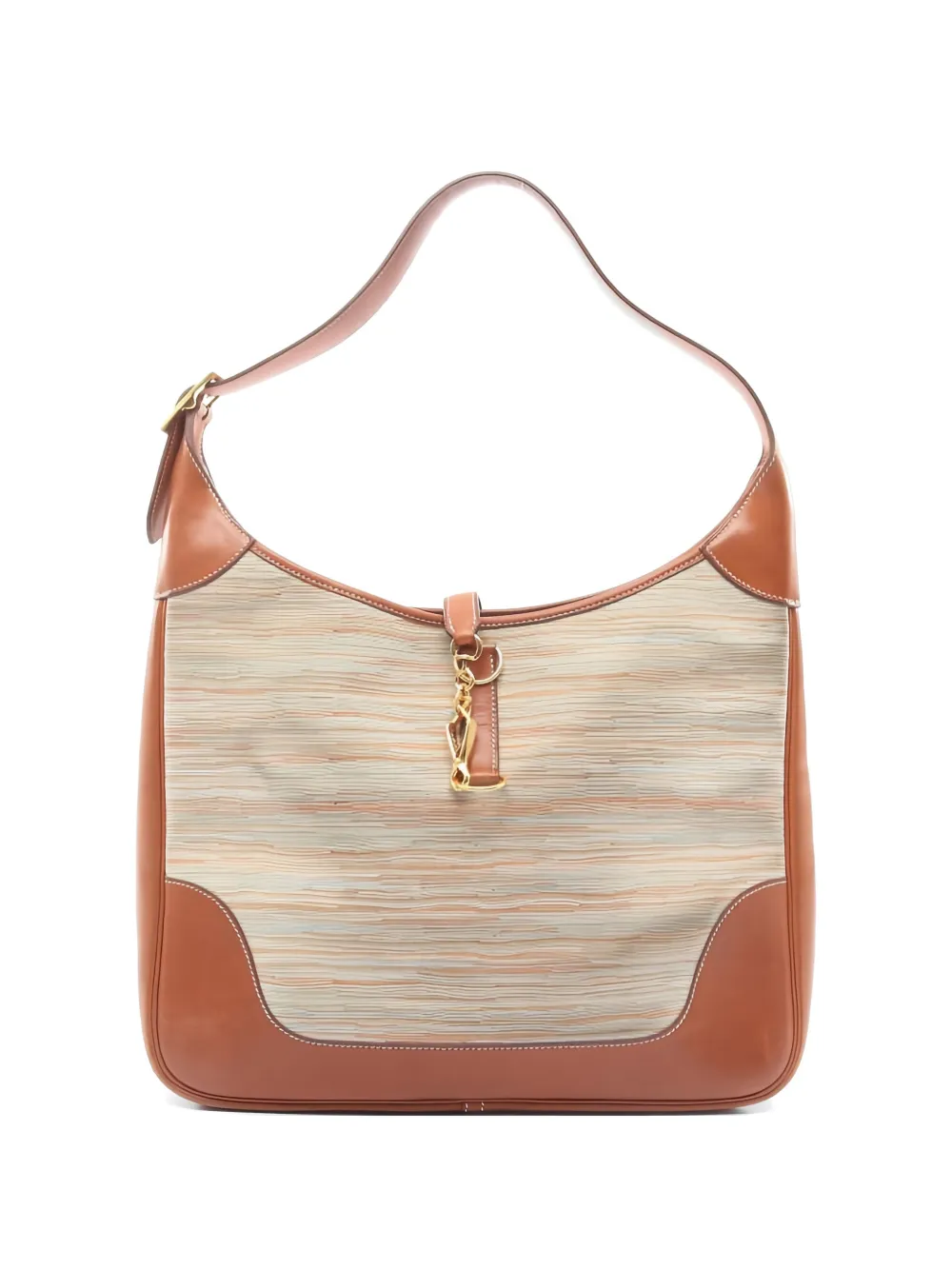 Hermès Pre-Owned 2001 Trim 35 leather shoulder bag - Marrone