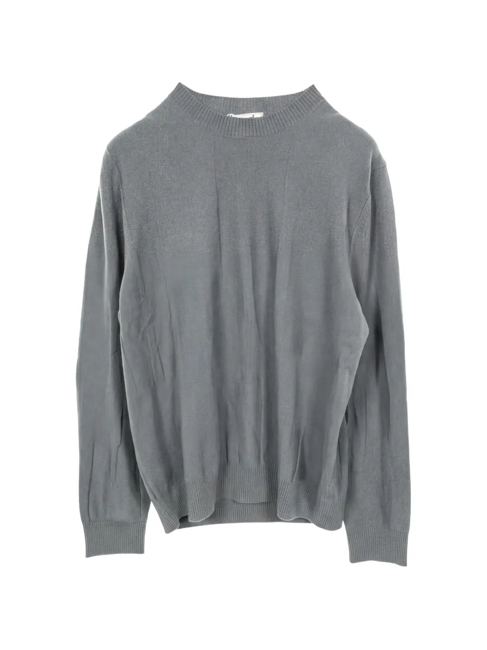Hermès Pre-Owned 10s H Brush crew neck wool top - Grigio
