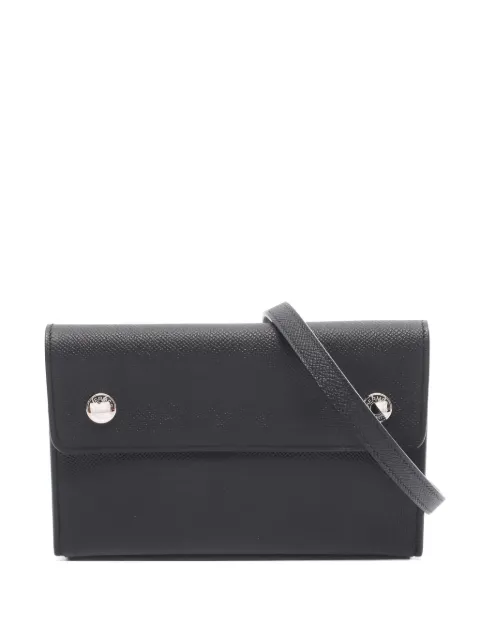 Hermès Pre-Owned 2024 engraved leather cross body bag