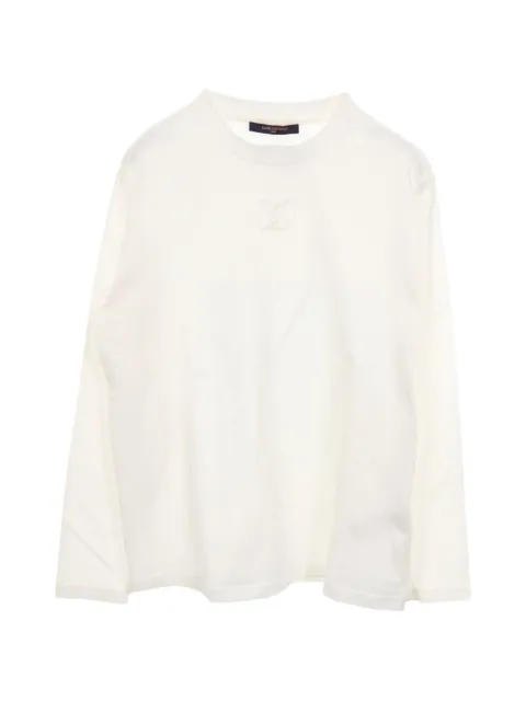 Louis Vuitton Pre-Owned playera con logo en relieve 2010