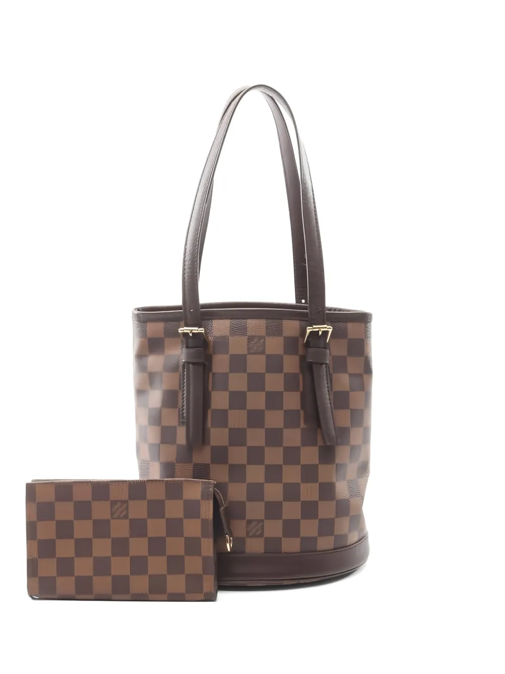 Louis Vuitton Pre-Owned 1998 Damier Ebéne bucket bag - Marrone