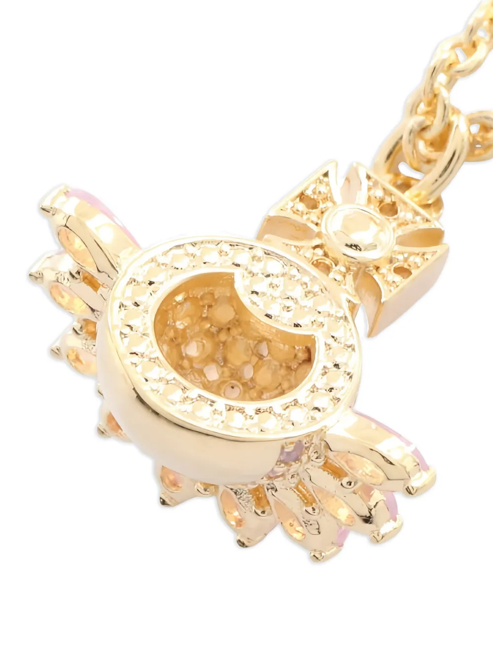  Vivienne Westwood Pre-owned Collar Jordana Con Strass 2020 - Dorado 
