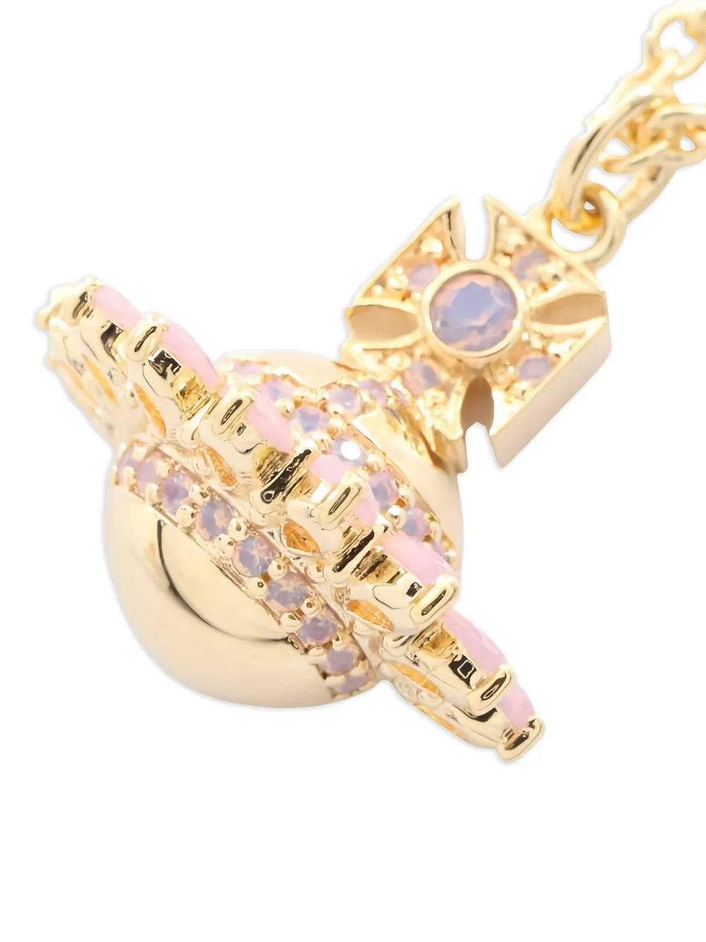  Vivienne Westwood Pre-owned Collar Jordana Con Strass 2020 - Dorado 