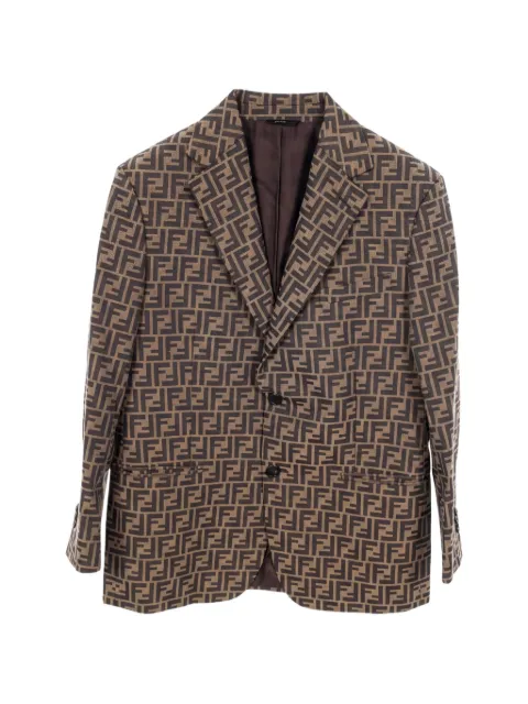 Fendi Pre-Owned 2010s Zucca tailored jacket