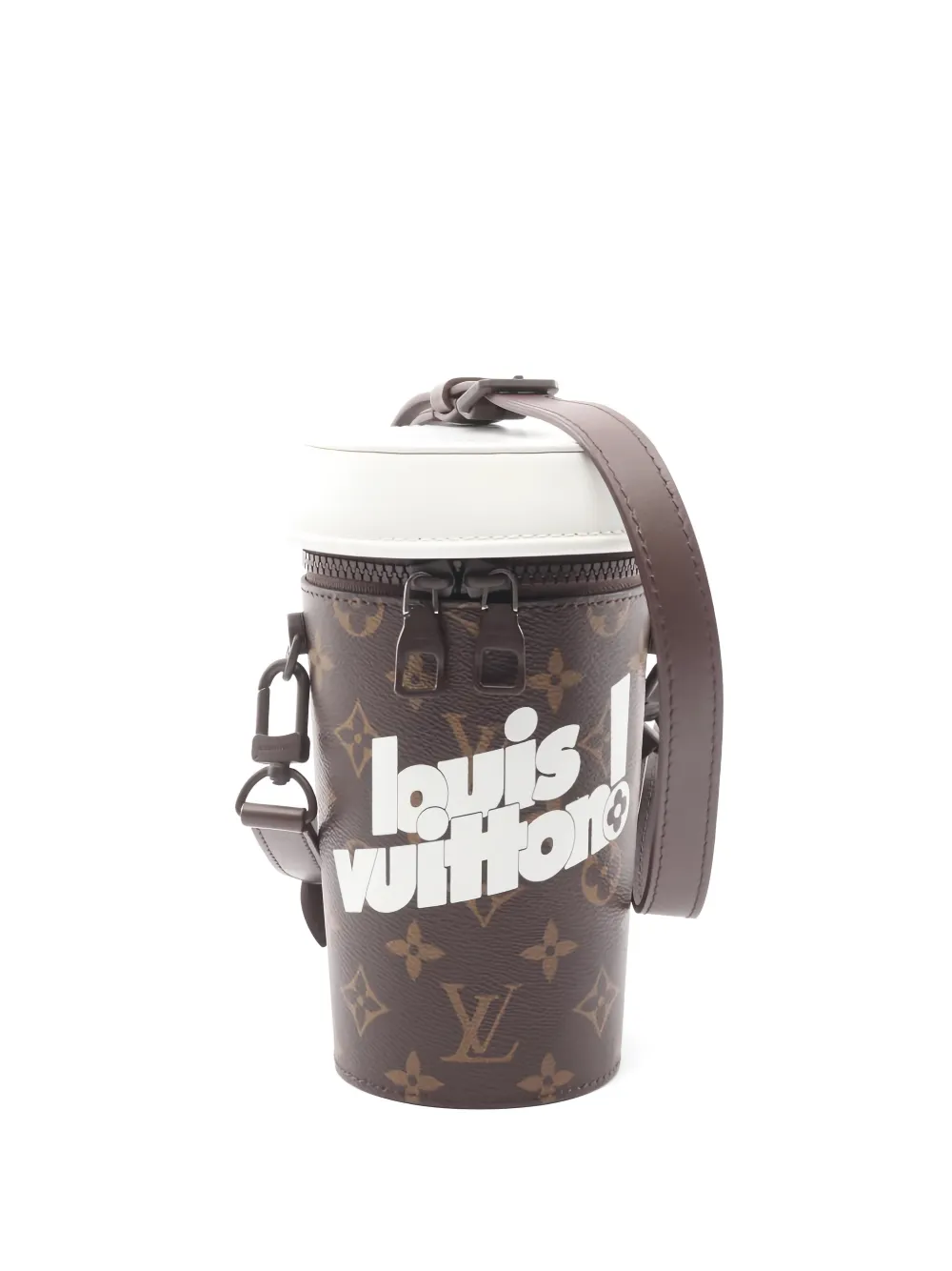 Louis Vuitton Pre-Owned 2010s Everyday LV Coffee Cup Monogram shoulder bag - Marrone