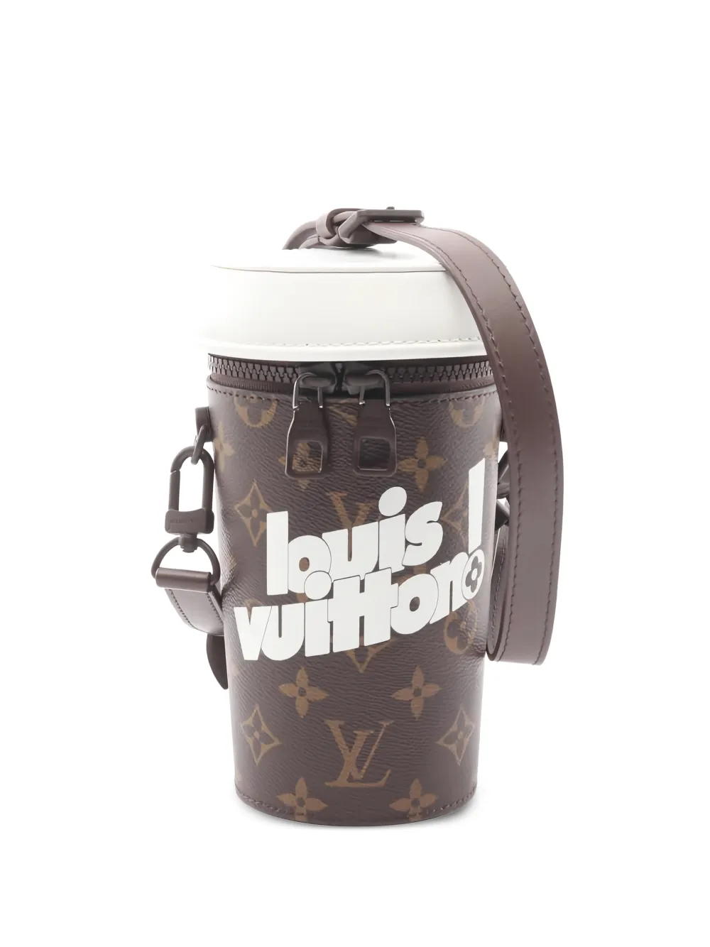 Louis Vuitton Pre-Owned 2010s Everyday LV Coffee Cup Monogram shoulder bag - Marrone