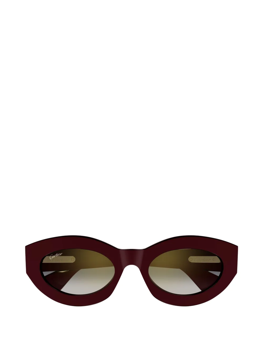 Cartier Eyewear C-logo sunglasses - Rosso