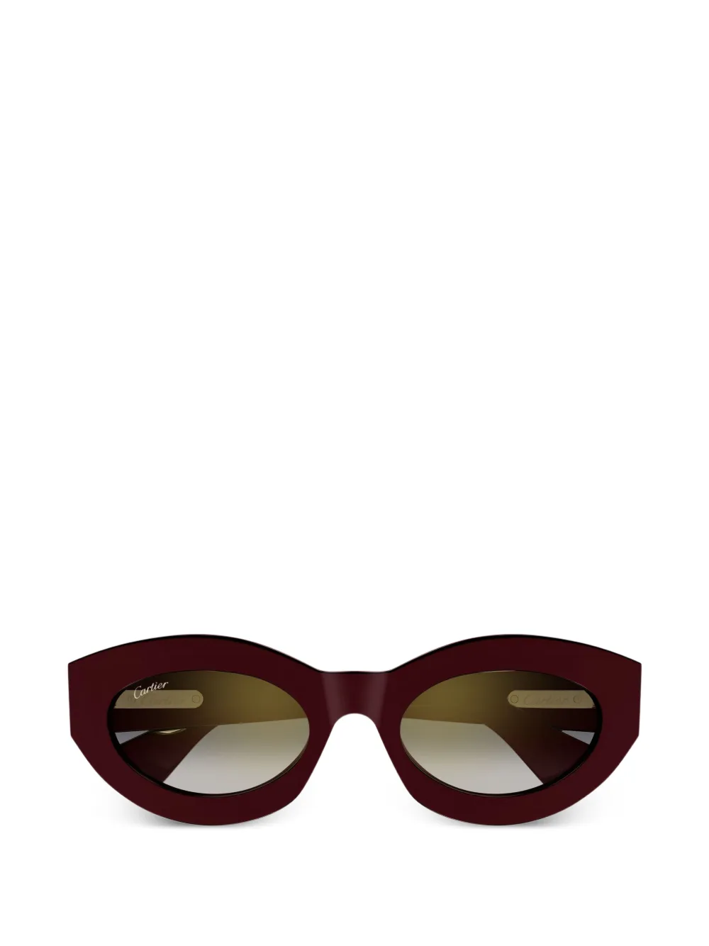 Cartier Eyewear C-logo sunglasses - Rosso