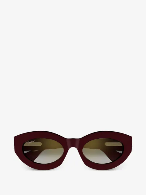 Cartier Eyewear C-logo sunglasses