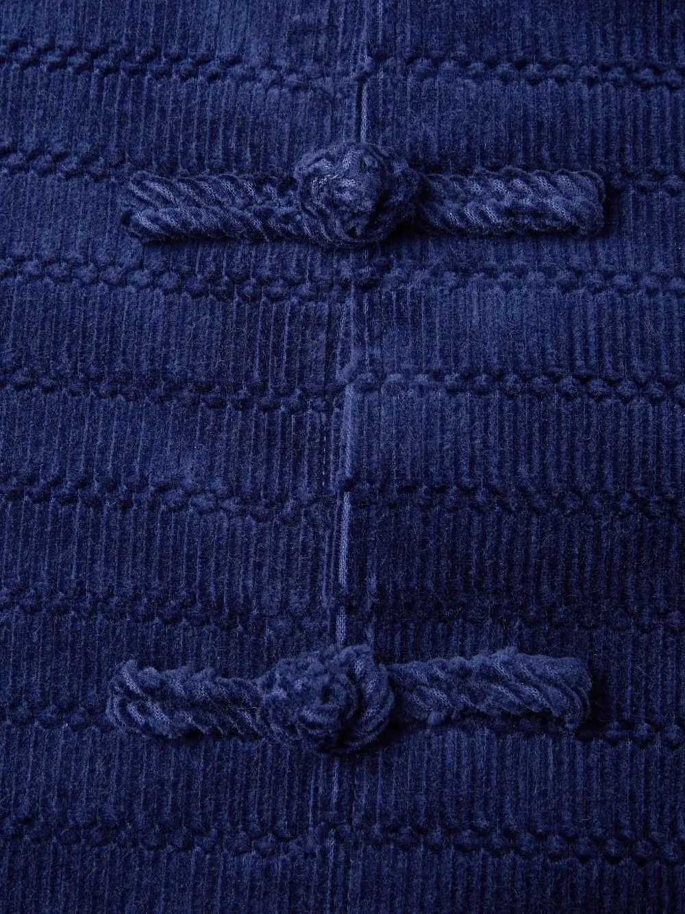 Shanghai Tang Ribfluwelen jack Blauw