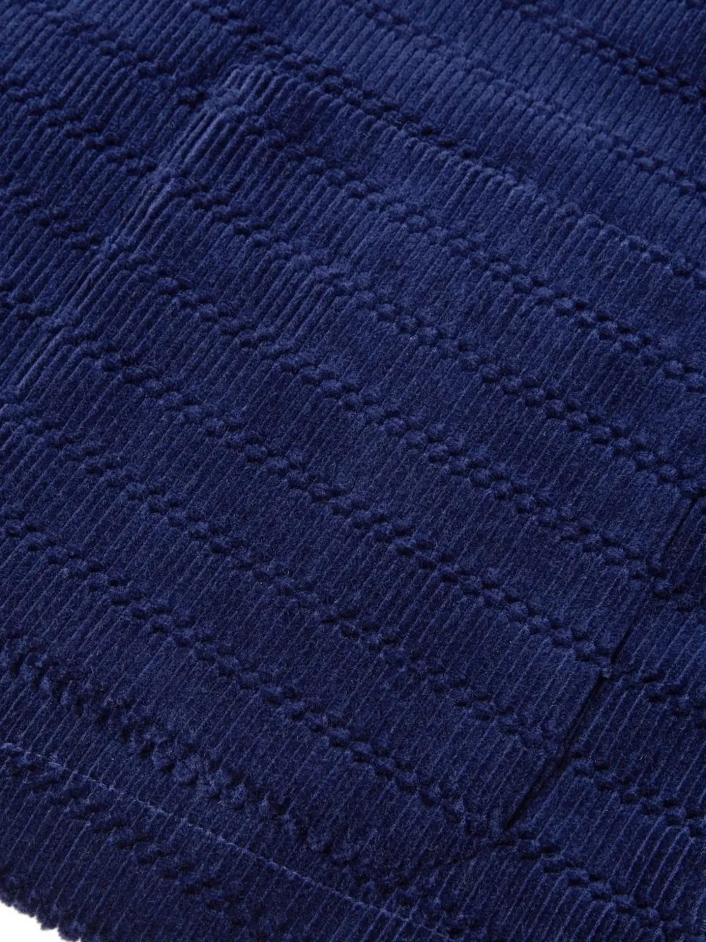 Shanghai Tang Ribfluwelen jack Blauw