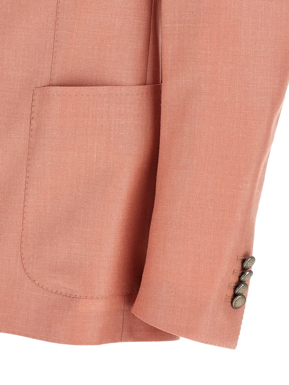 Tagliatore Montecarlo broche blazer met spiegelende revers Roze
