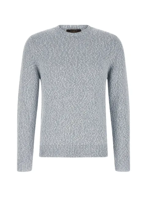 Zanone two-tone knitted sweater