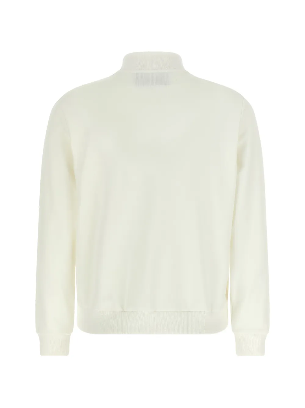 Peserico Punto Luce ribgebreide sweater met rits Wit