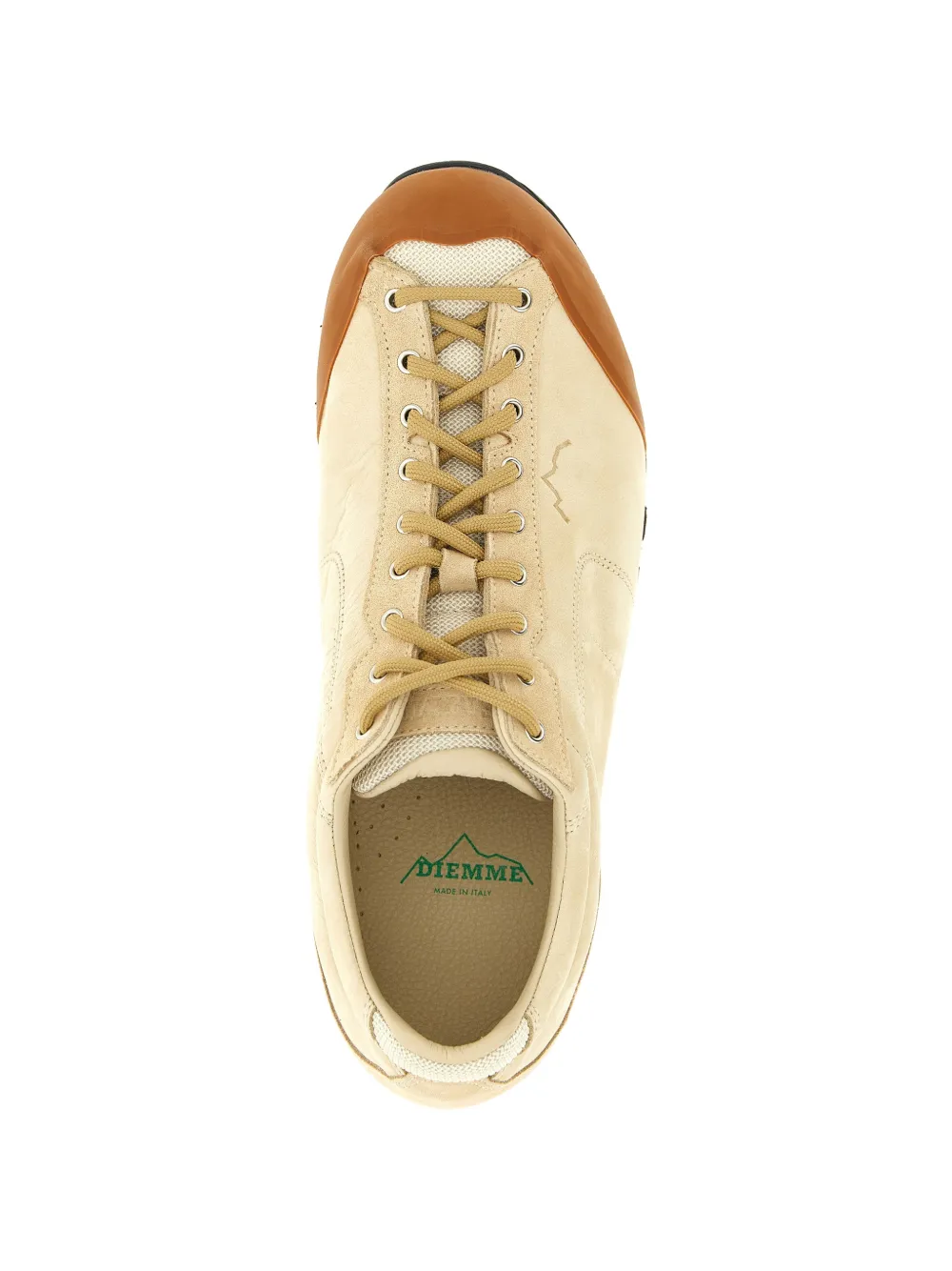 Diemme Movida 92 nubuck sneakers met logo-reliëf Beige