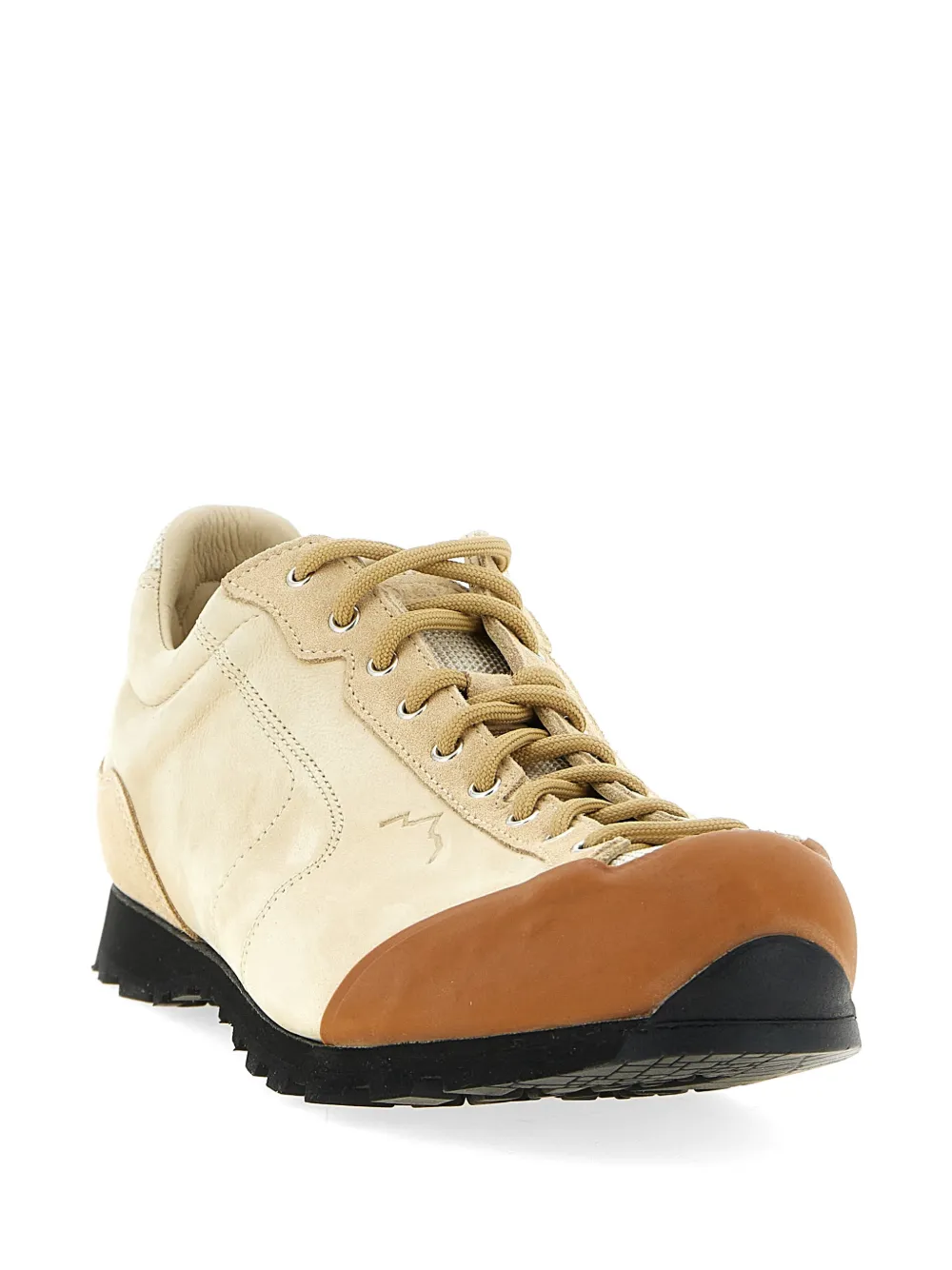 Diemme Movida 92 nubuck sneakers met logo-reliëf Beige