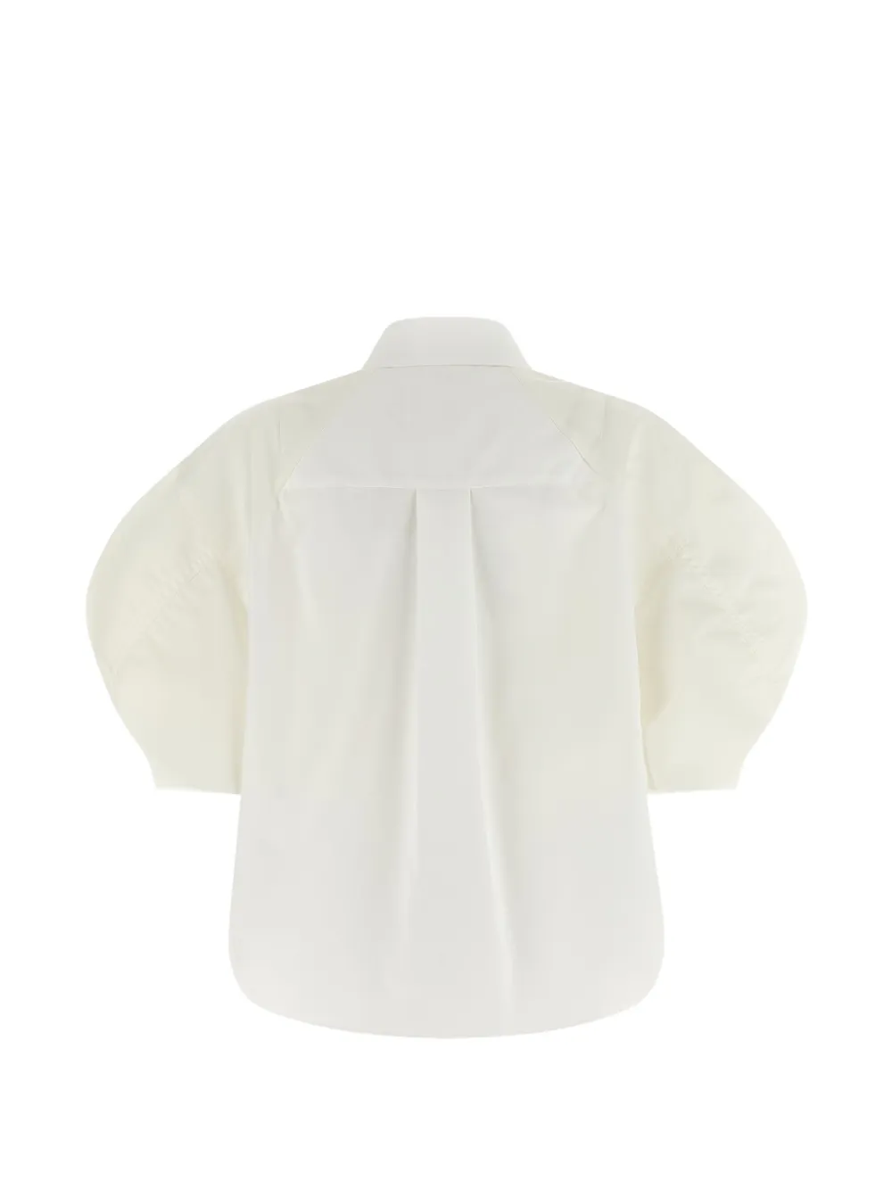 sacai Blouse met pofmouwen Beige