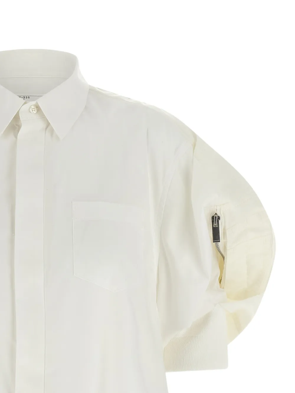 sacai Blouse met pofmouwen Beige
