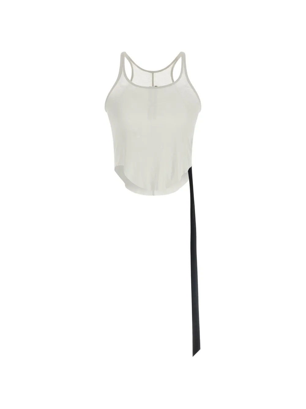 Rick Owens DRKSHDW raw-cut tank top - Bianco