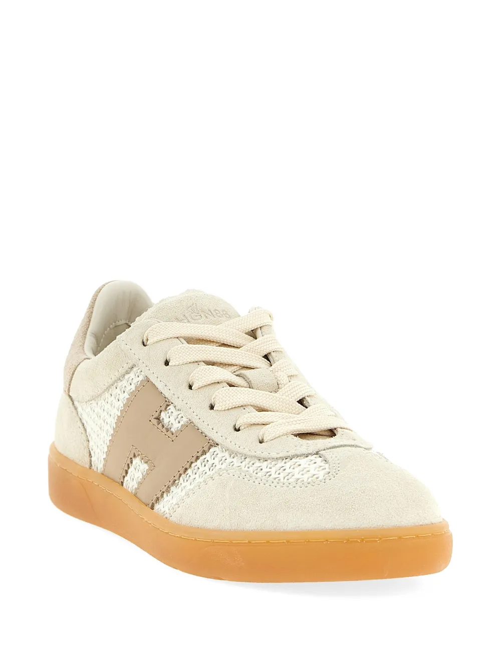 Hogan Sneakers met logo Beige