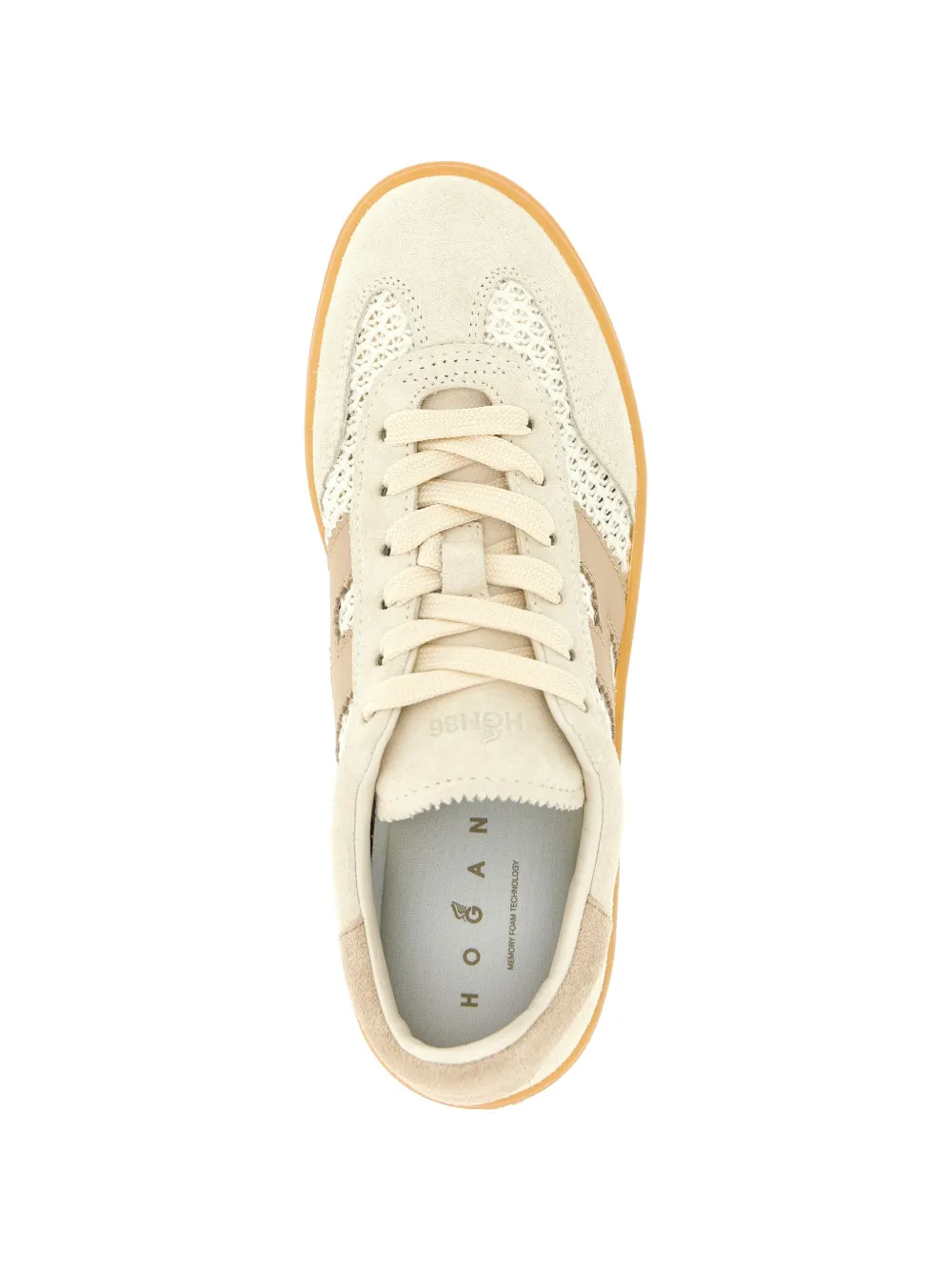 Hogan Sneakers met logo Beige
