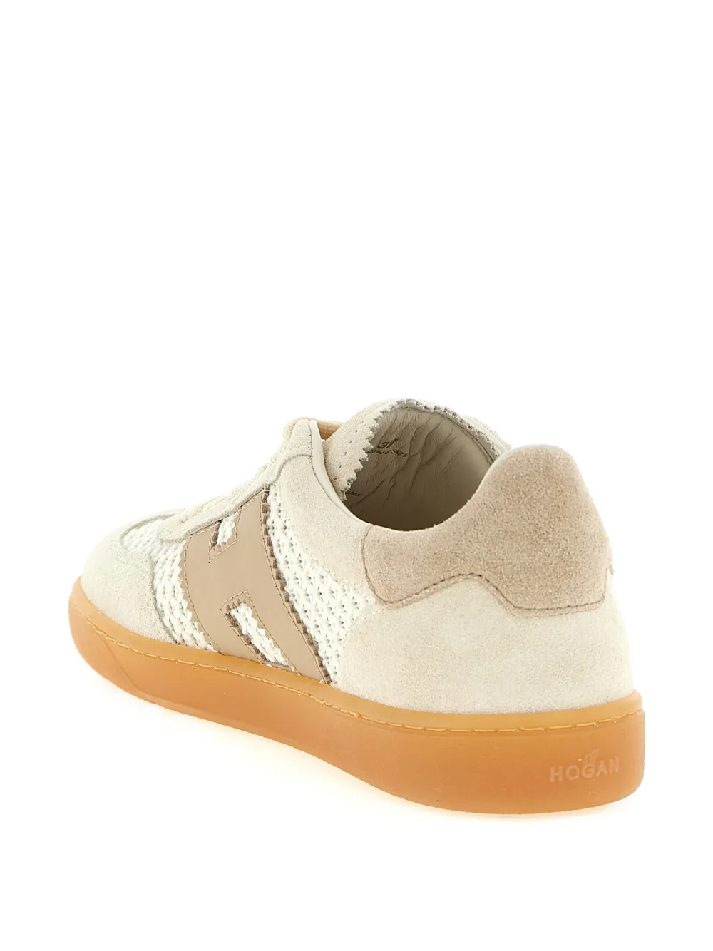 Hogan Sneakers met logo Beige